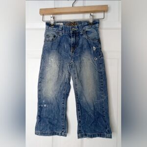 Kids Blue Distressed Jeans